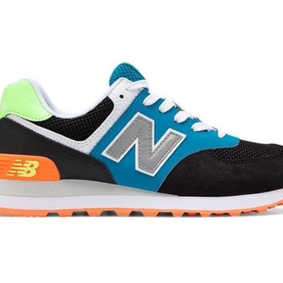 New Balance Shoes - new balance 574 women US size 9 (blue, black, yellow, orange)